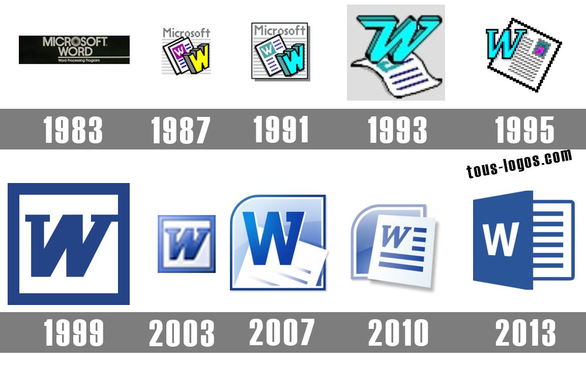 Какое из изображений соответствует логотипу программы microsoft word