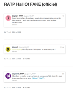 La RATP rate son arrivée sur Twitter… et rebondit plutôt bien