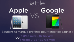 La Battle des marques est lancée: Apple vs Google