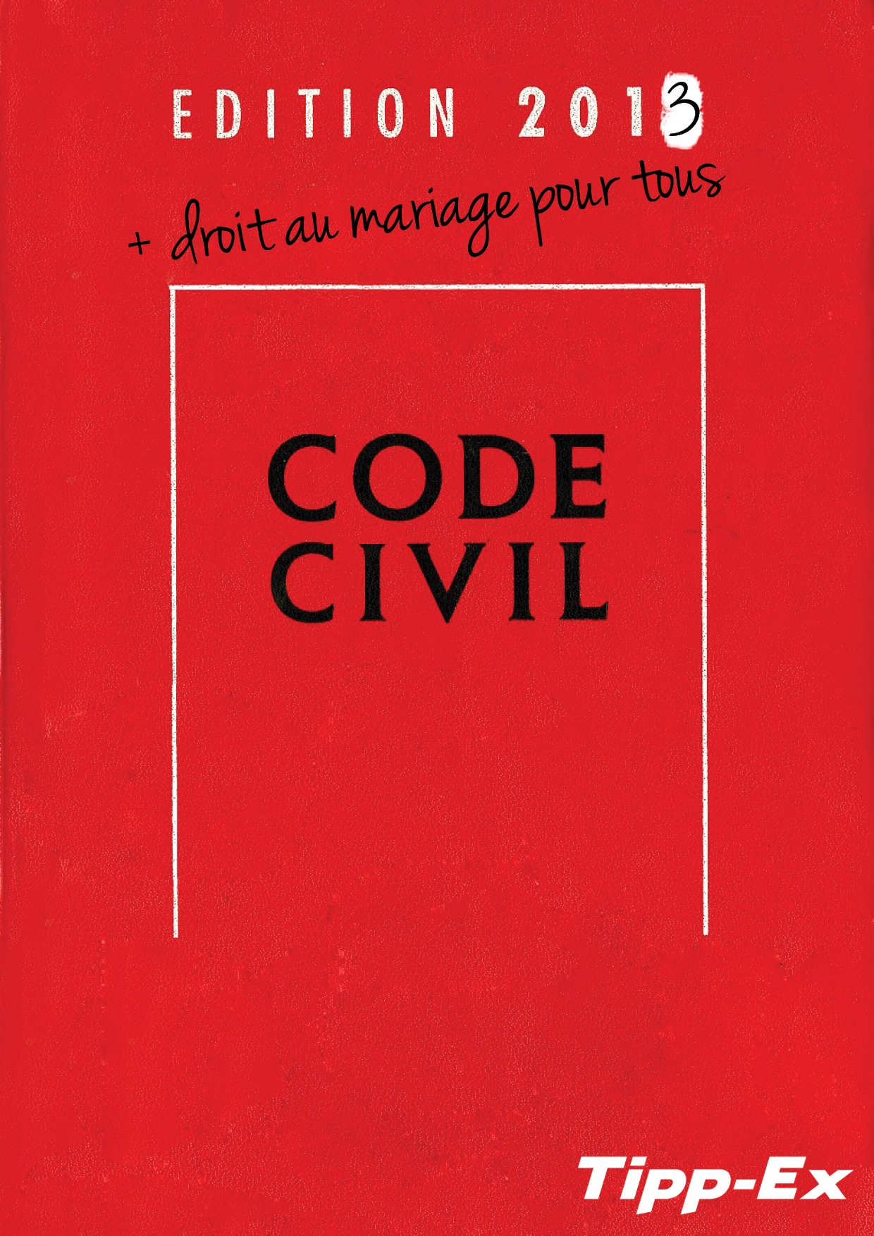 Une image de Tippex et le code civil