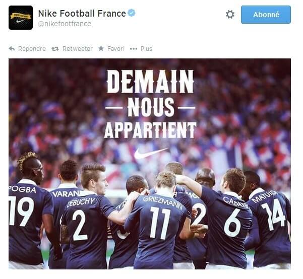 Nike France newsjacking