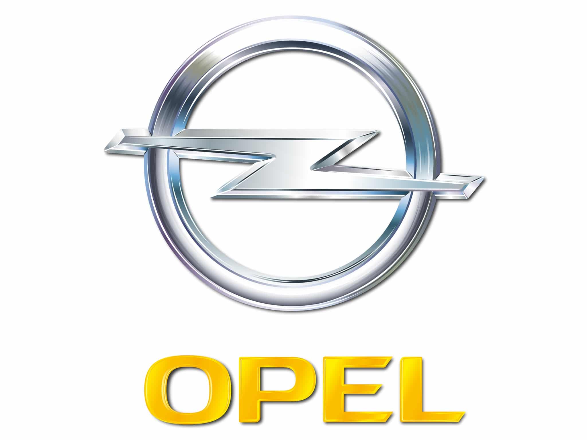 Logo du constructeur automobile allemand Opel avec le siège à