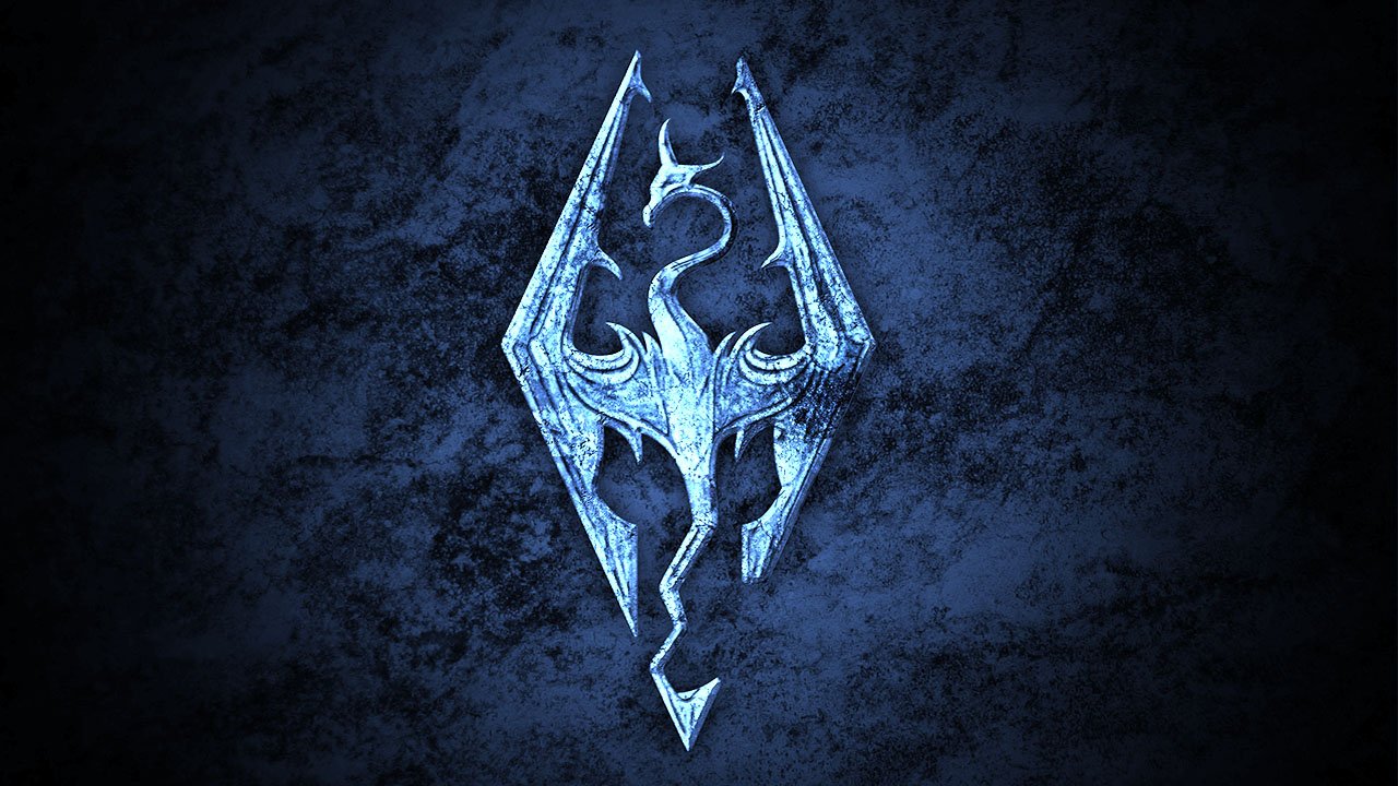 Histoire du logo Skyrim.