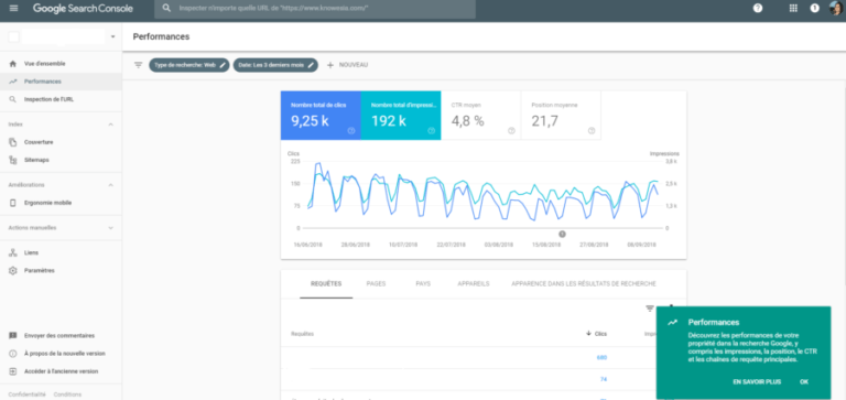 Nouvelle search console 208