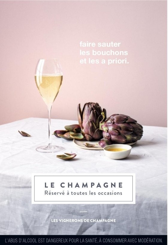 Le champagne, réservé à toutes les occasions.