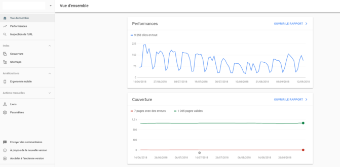 Search Console de Google : des nouveautés et une version complète horizon 2019