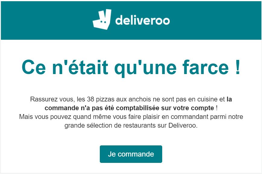 Bad buzz deliveroo experience client