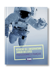 Résultat de l’observatoire 1min30 des sites professionnels français