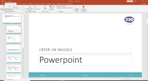 Masque des diapositives Powerpoint pour créer un masque Powerpoint