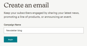 Comment faire une newsletter mailchimp ? créer une liste d'email pour sa newsletter mailchimp