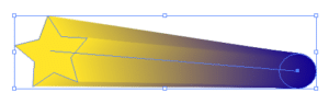 Utiliser illustrator pour fusionner plusieurs couleurs et plusieurs formes ensemble ; exemple d'utilisation de l'outil fusion 