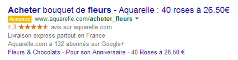 Annonce adwords