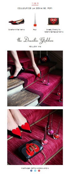 Extrait du blog de Louboutin