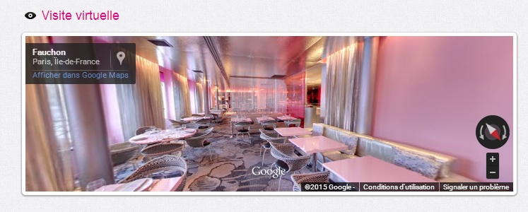 Visite à 360° du café Fauchon à Paris