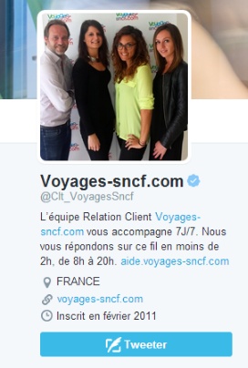 SNCF Twitter