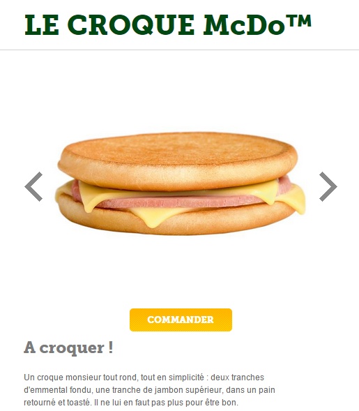 croque mcdo