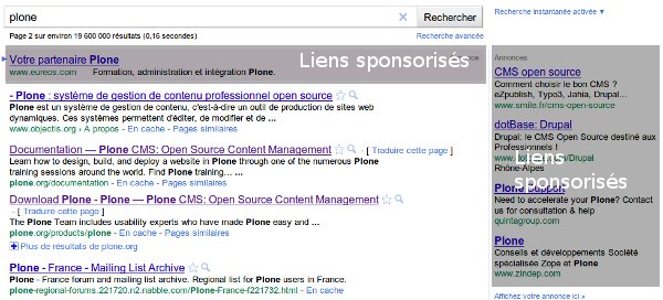 Liens Sponsorisés Google Adwords