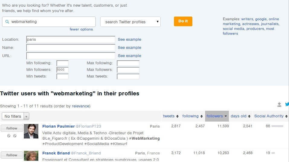 5 actions capitales à mener avant le lancement d'une offre Followerwonk