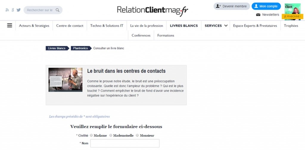 test paint livre blanc content marketing